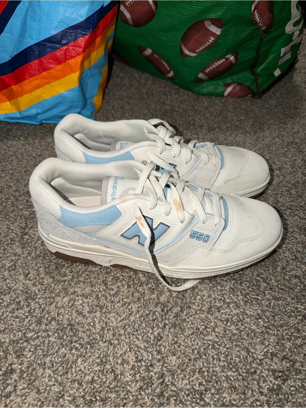 New Balance clean white